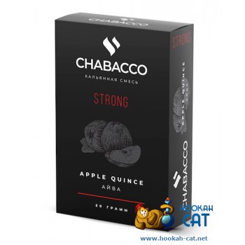 Бестабачная смесь для кальяна Chabacco Apple Quince (Чабако Айва) Strong 50г - фото 1